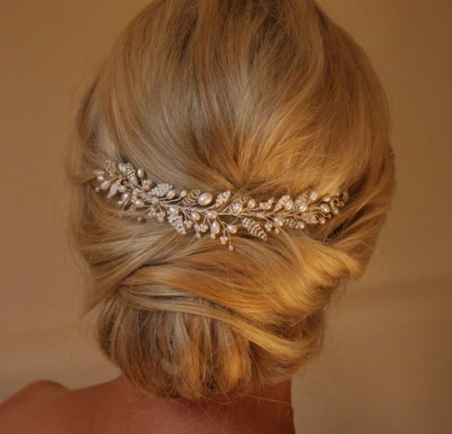 Emily Hair Vine Wedding Hairvine Bridal Hairpiece Headdress