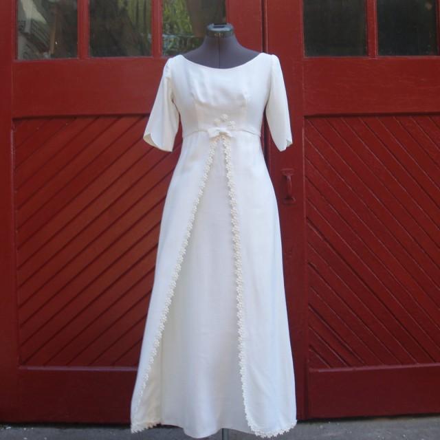 raw silk wedding dress