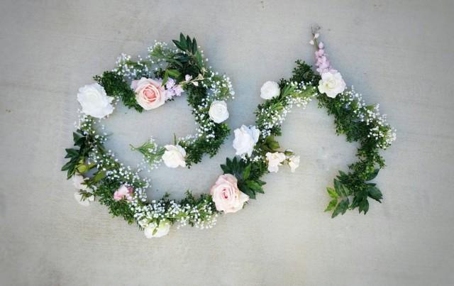 Floral Garland Silk Flower Garland Floral Table Runner Wedding