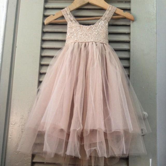 baby girl dusty pink dress