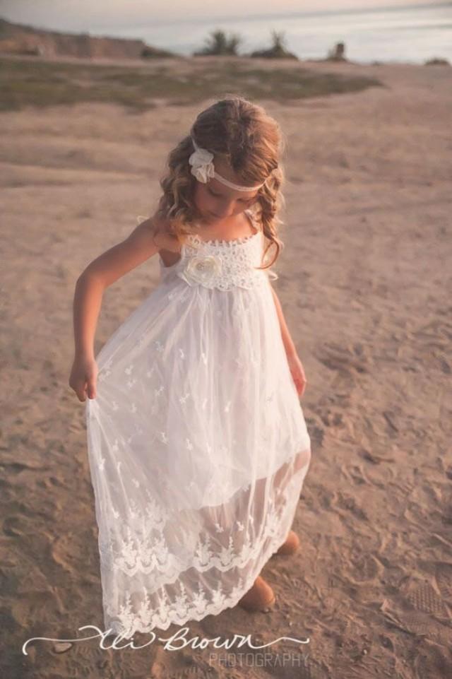 beach flower girl dresses