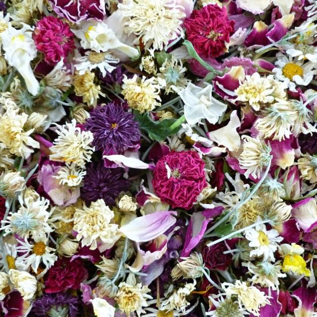 Flower Confetti, Flowers, Dried Petals, Natural, Wedding Confetti, Dried Flowers, Tossing Mix ...