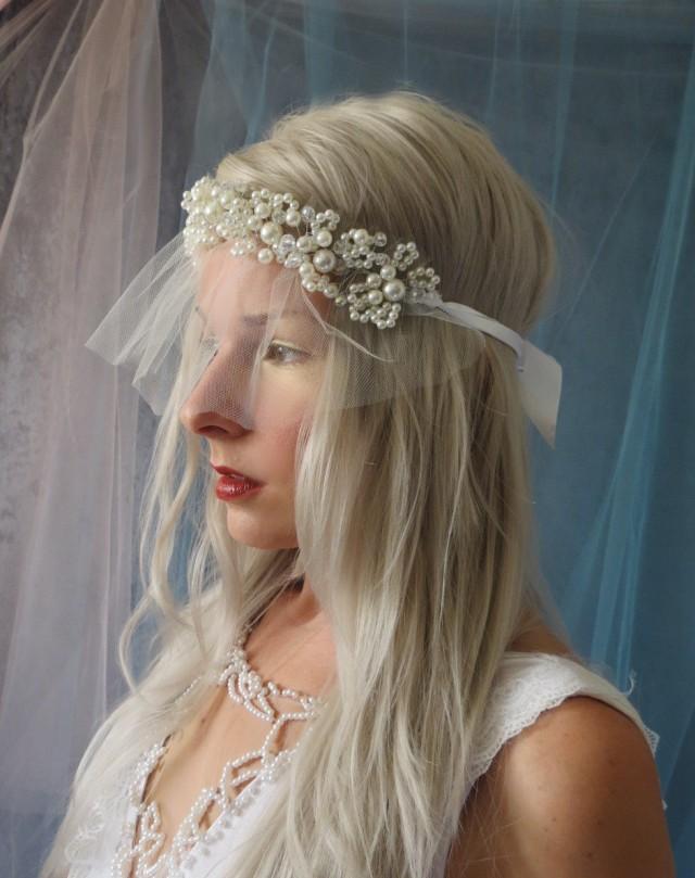 short vintage veil