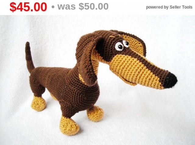 weiner dog stuffed animal