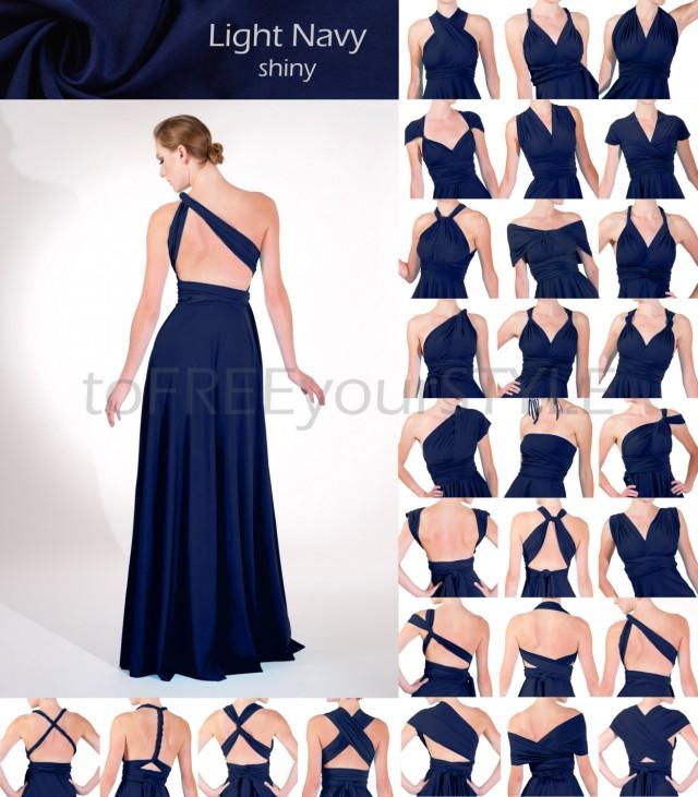 navy infinity bridesmaid dress