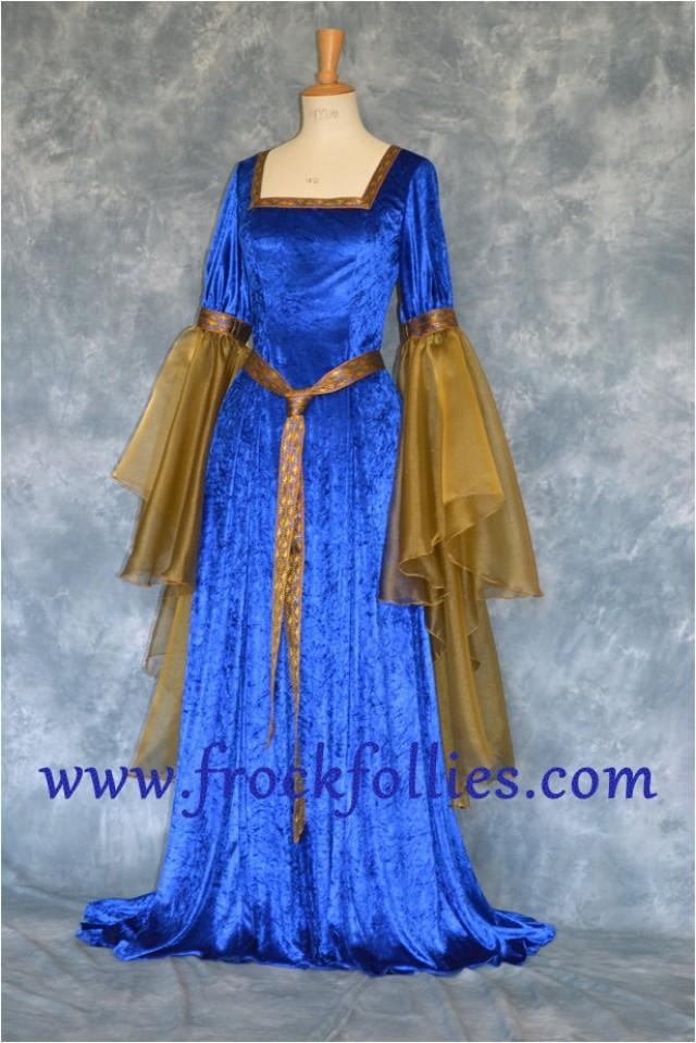 Medieval Wedding Dress Renaissance Wedding Gown Elvish Dress