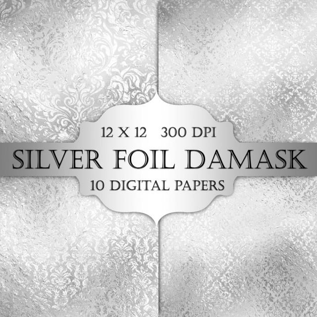 silver-foil-damask-digital-paper-silver-floral-grey-damask
