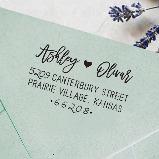 Self Inking Custom Stamp, Personalized Rubber Stamp, Custom Return