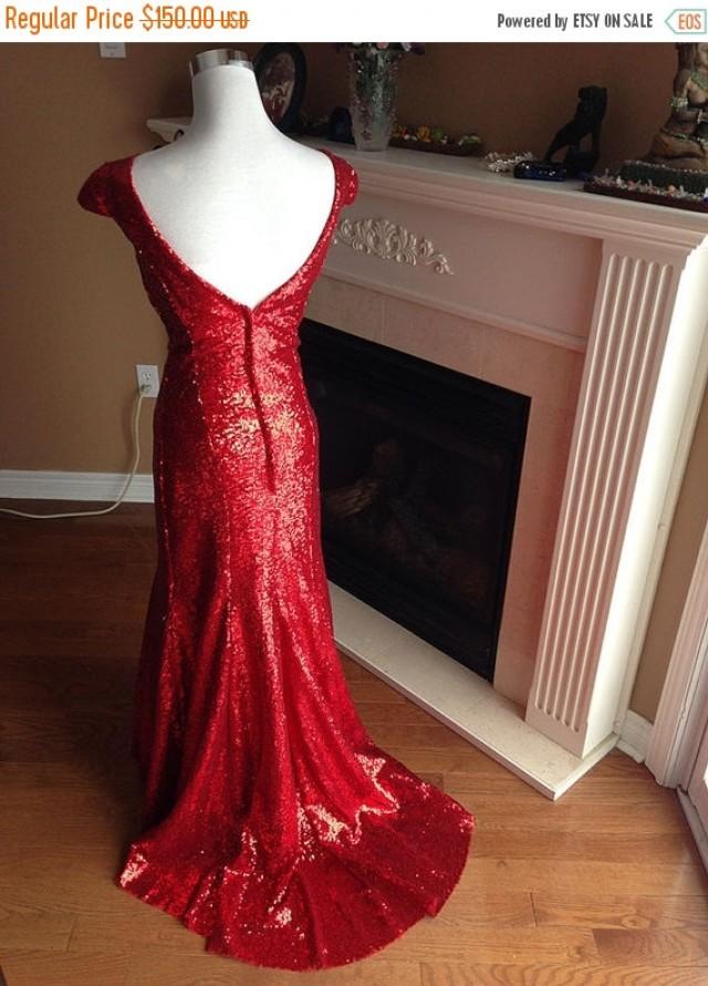 red sequin dress for sale