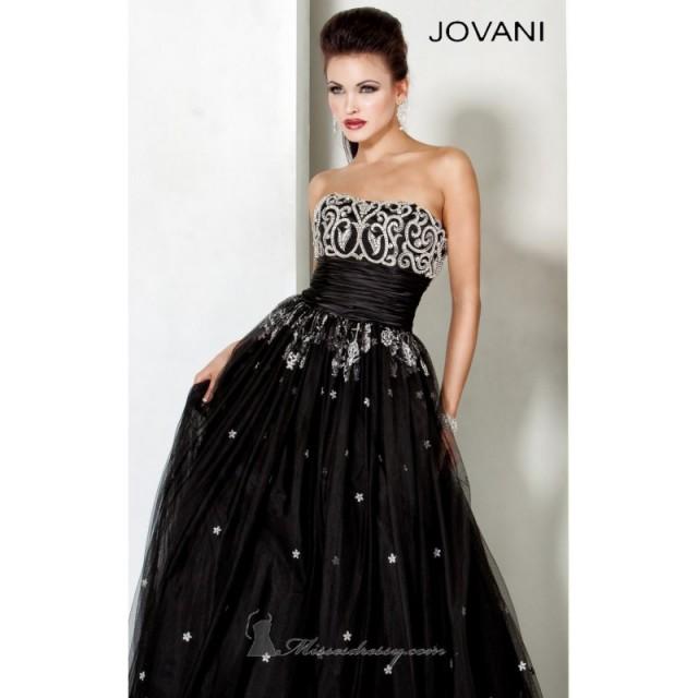 2014 Cheap Strapless Ball Gown By Jovani Evening 5126 Dress Cheap Discount Evening Gowns