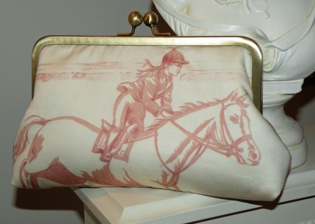 equestrian hip clutch