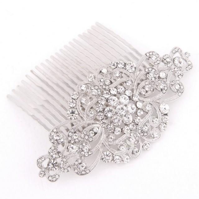 Bridal Hair Comb Rhinestone Wedding Headpiece Hair Comb Bride Hair