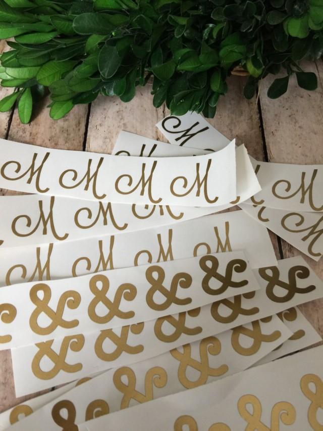 Single Initial Invitation Envelope Sticker Personalized Wedding Single Initial Invitation Envelope