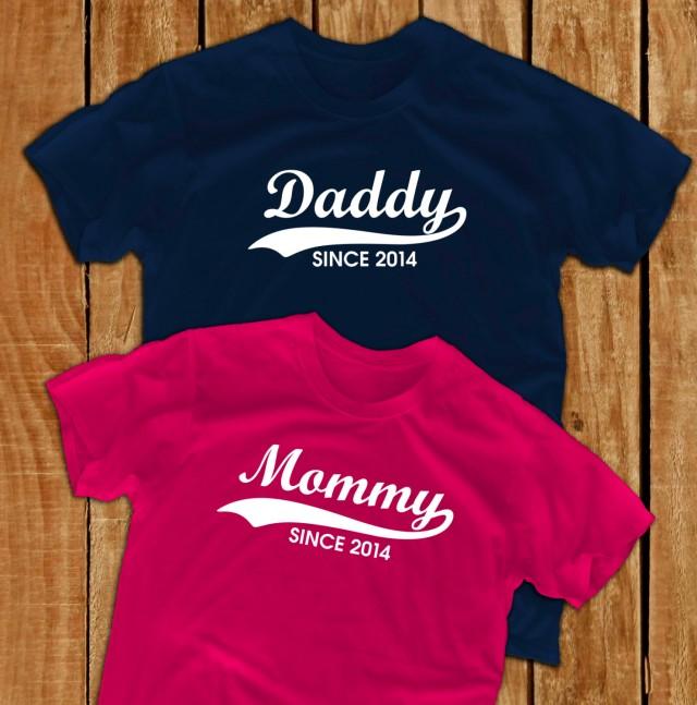 Daddy Shirt Mommy Shirt Pregnant New 