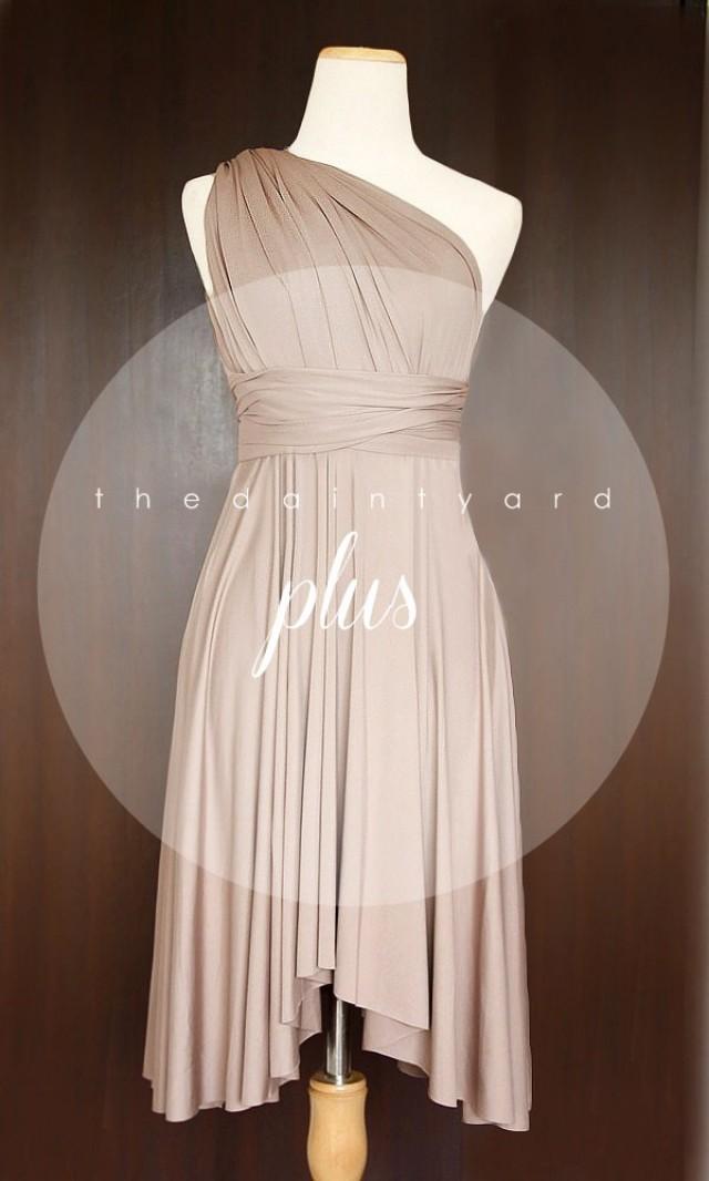 light taupe bridesmaid dresses