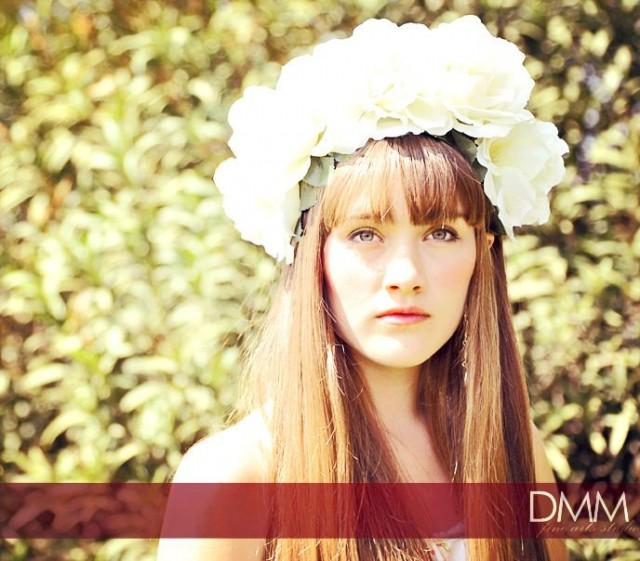 Rose Crown Flower Crown, Frida Kahlo, Rose Flower Crown,Day Of The