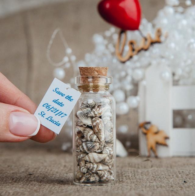 Wedding Favors Save The Date Personalized Party Favors Seashell