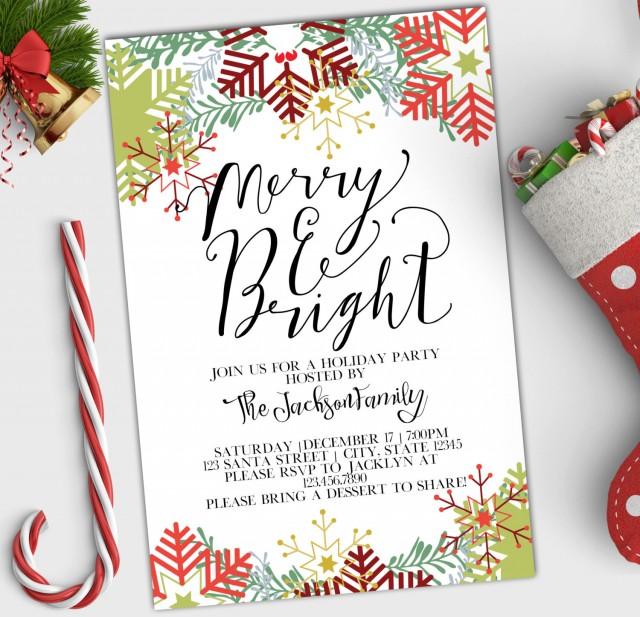 holiday-party-invitation-merry-and-bright-christmas-invite-yule