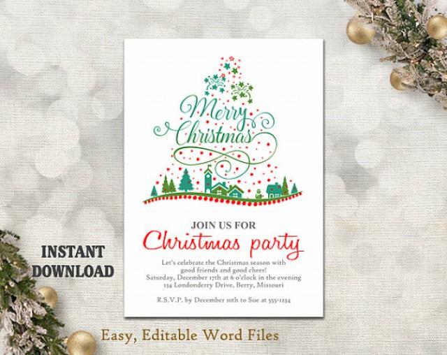 Free Holiday Party Template from s3.weddbook.me