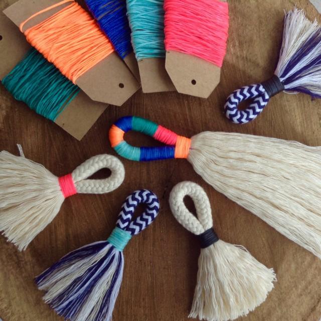 DIY Tassel Making Kit. Make Your Own Large Or Mini Tassels With Cream