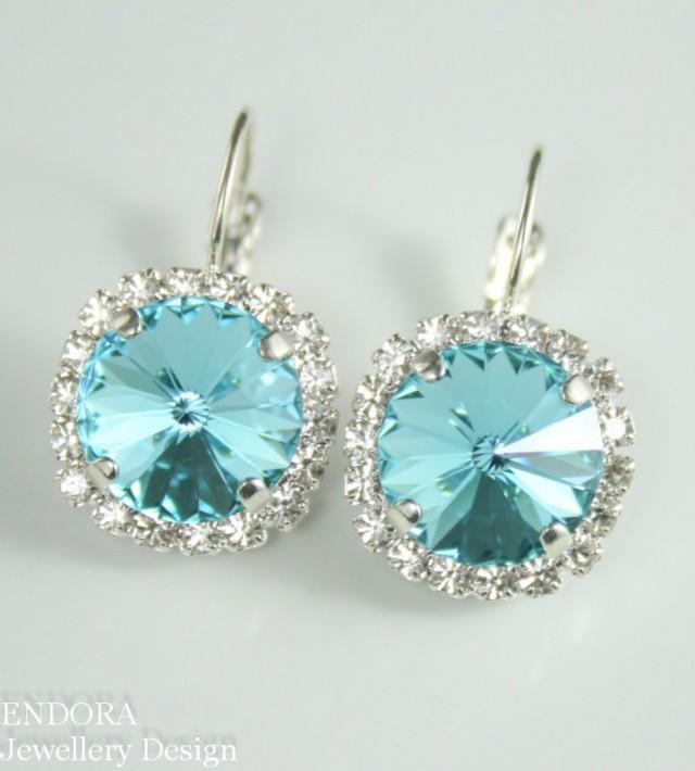 Leverback crystal earrings Clearance