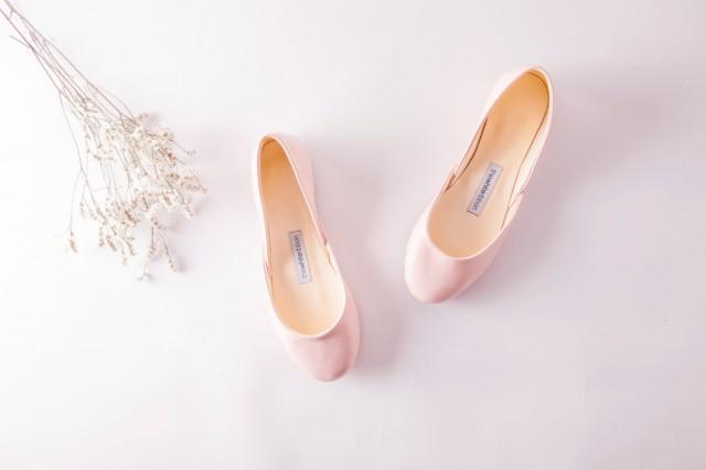 blush ballet shoes