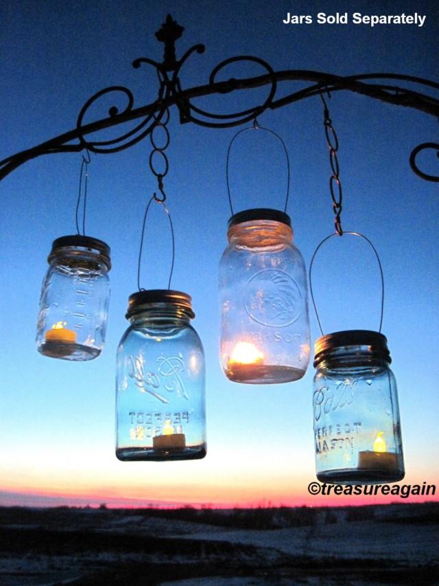 30 Candle Lantern Lids Diy Wedding Mason Jar Lanterns Hanging