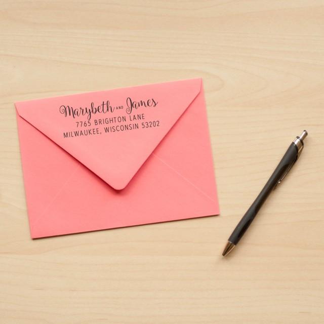 Return Address Stamp, Custom Address Stamp, Wedding Address Stamp