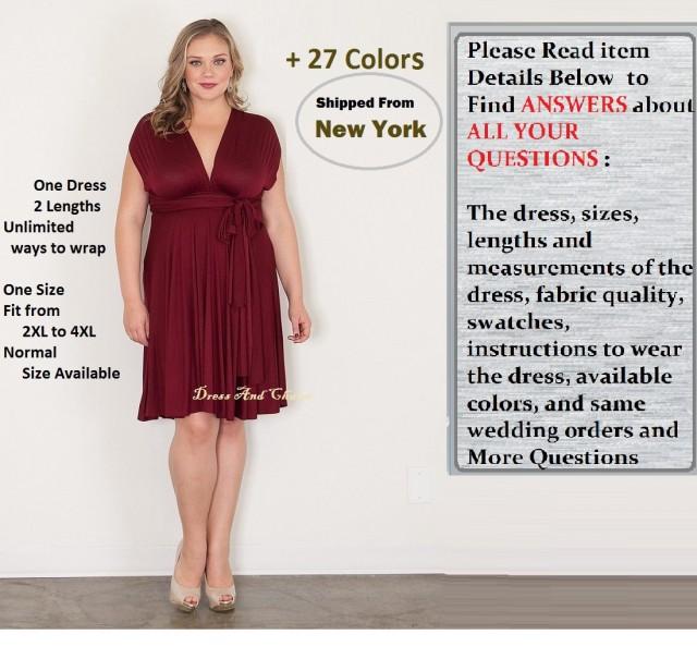 infinity plus size dress