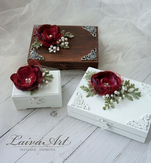 Wedding Ring Bearer Box Gold Wedding Ring Bearer Pillow Alternative