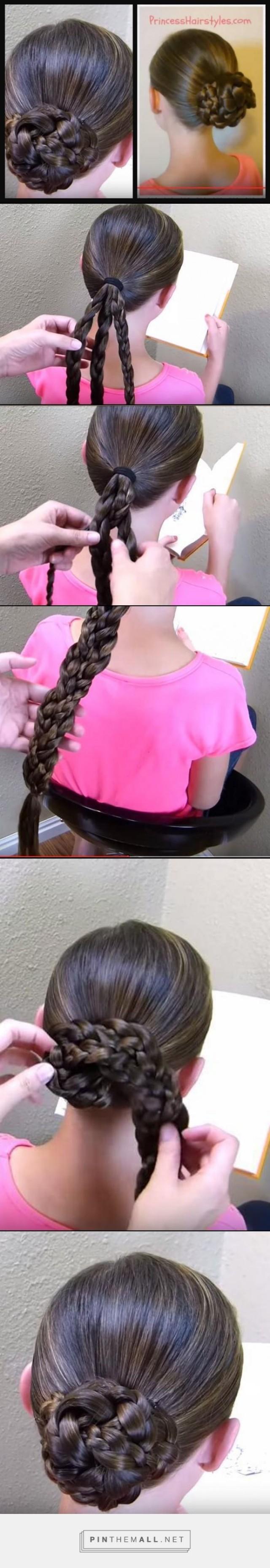 Easy Triple Braid Bun Back To School Basic Hairstyles Hairstyles
