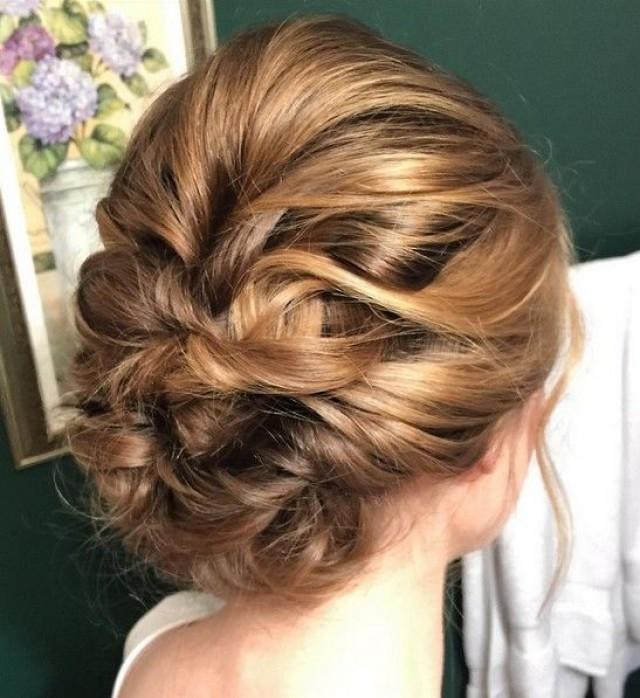 27 Super Trendy Updo Ideas For Medium Length Hair 2640442 Weddbook