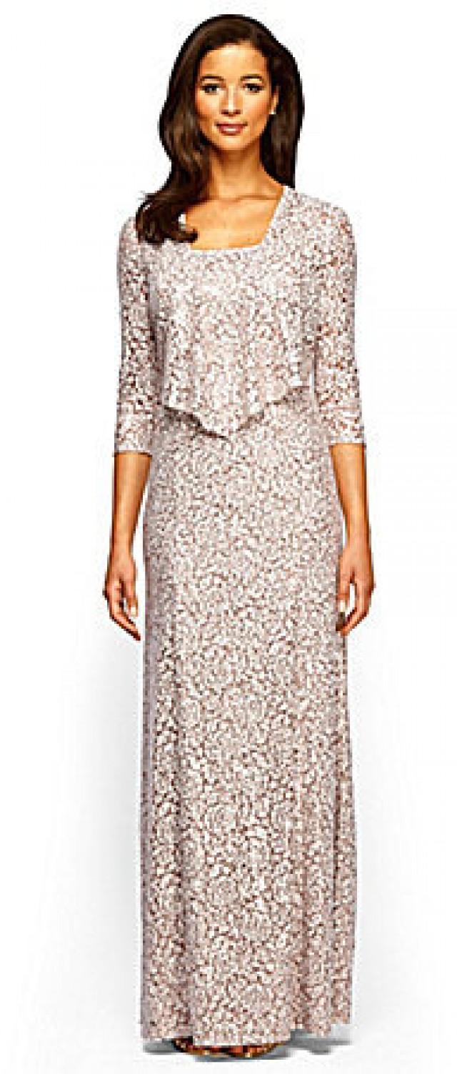 Alex Evenings Lace A Line Jacket Dress 2641861 Weddbook 4449