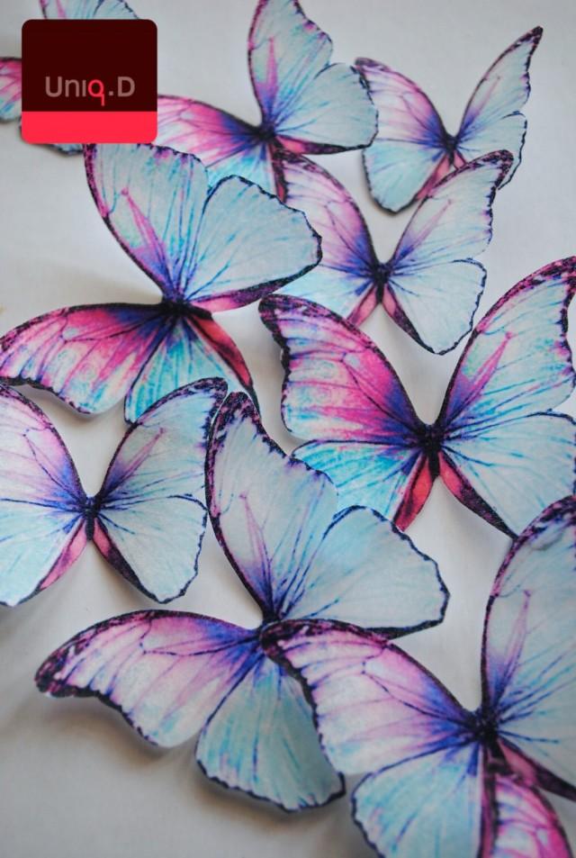 29 Edible Frozen Butterflies Frozen Cupcake Toppers Frozen