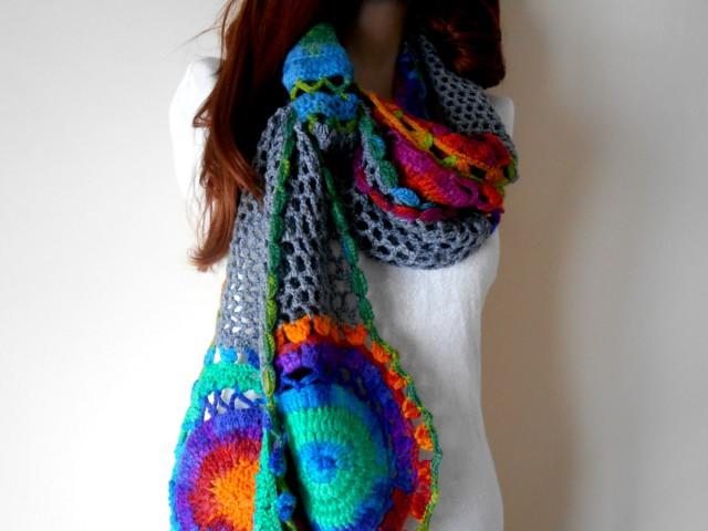 womens knitted scarf