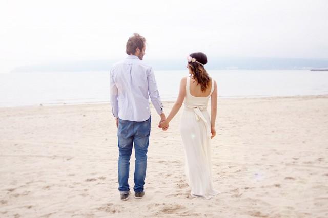 Simple Bridal Dress Beach Wedding Dress Boho Wedding Gown
