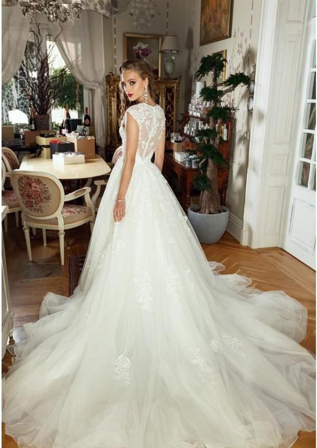 Beading Applique Strap Sweetheart Wedding Dresses Lace Applique