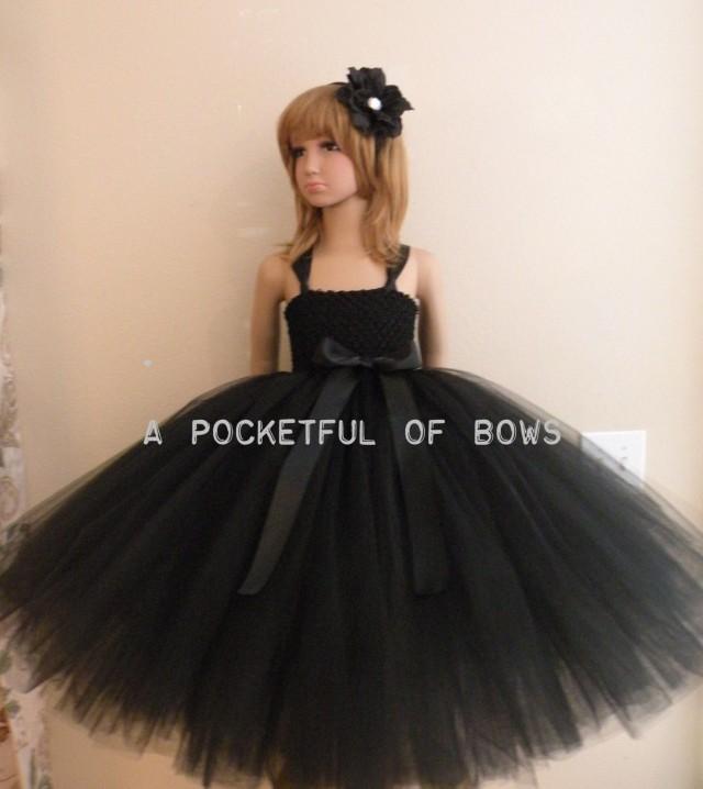black tutu prom dress