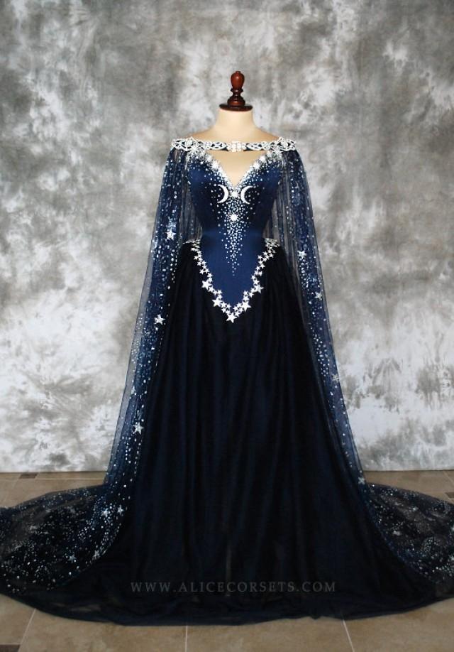 Gothic Witch Wedding Gown Fairy Fantasy ...