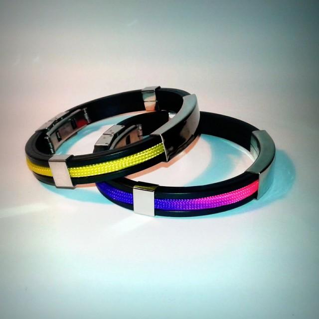 Yellow Bracelet, Pink Bracelet Rubber Bracelet For Women Rubber Wrap