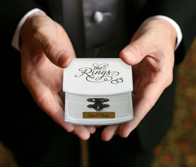 Personalized Ring Bearer Box Engraved For Free Alternative Ring Bearer