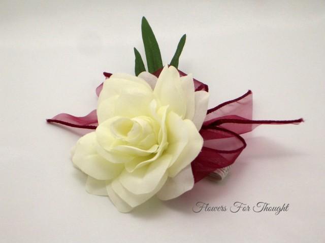 gardenia wrist corsage