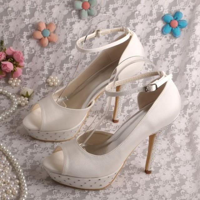 high heels bridal sandals