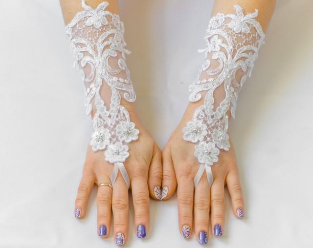 lace evening gloves