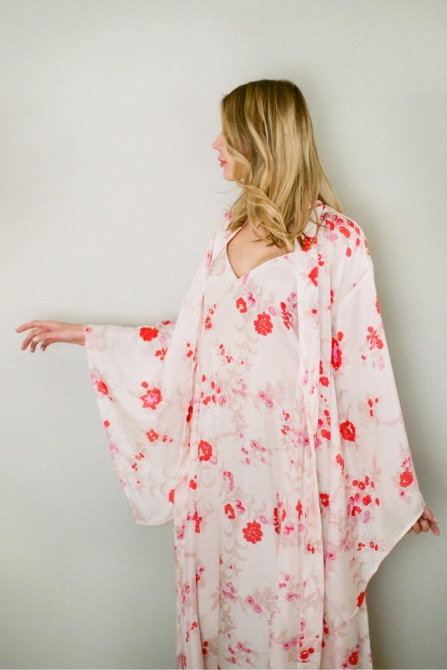 pure silk kimono dressing gown