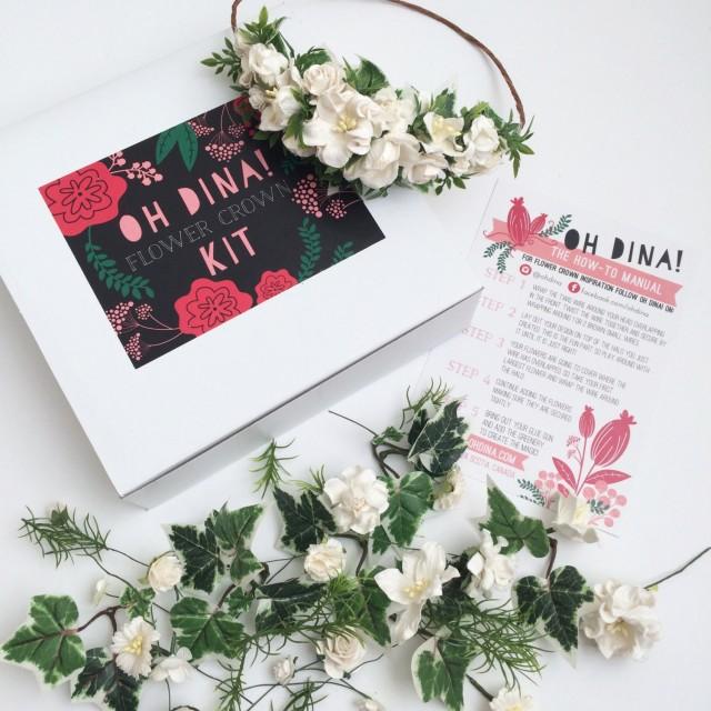 flower crown making kit