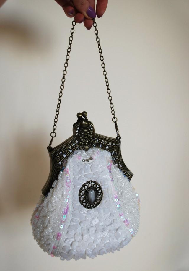 vintage wedding bag