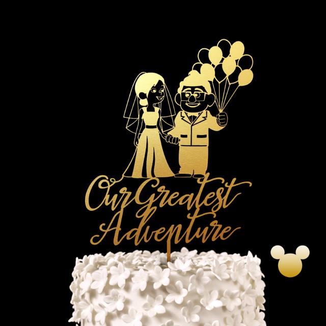 Our Greatest Adventure Disney Up Wedding Cake Topper Keepsake Wedding