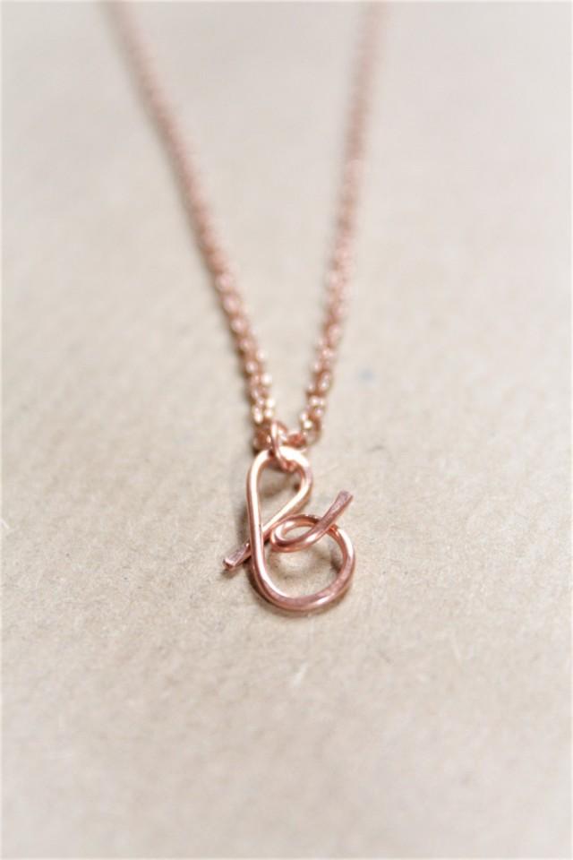 Letter B Necklace Rose Gold Initial Necklace Cursive Letter Necklace Lowercase Initial Necklace Personalized Necklace Di De 2661997 Weddbook