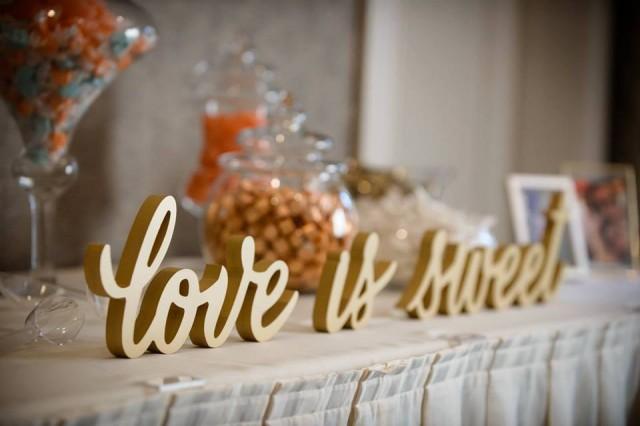 Love Is Sweet Signs For Wedding Dessert Table Sign For Candy Dessert Or Wedding Table Decor Wooden Signs For Wedding Item Lis200 2663079 Weddbook